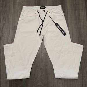 Karl Lagerfeld men’s white denim jeans